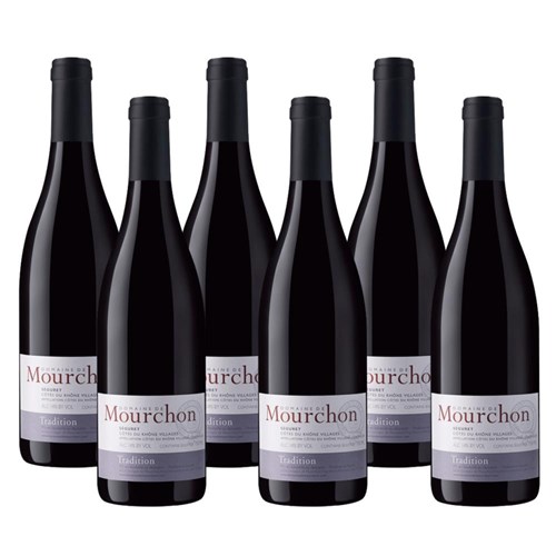 Case of 6 Domaine Mourchon Cotes du Rhone Tradition 75cl Red Wine